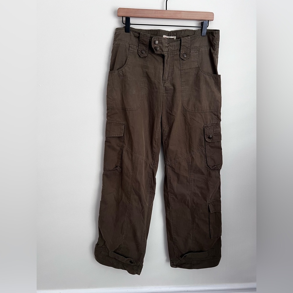 D.C.Girl Olive green cargo pants nylon y2k 30